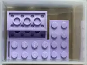 LEGO Parts - Lavender Plate 2 x 4 - No 3020 - QTY 5