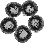 EPIGEIST 5pcs Elastic Hair for Women Breathable Hairnets Drawstring and Lace for Dancers Cooking and Special Occasions Lightweight Comfortable Hair Accessories for Elegant Styling