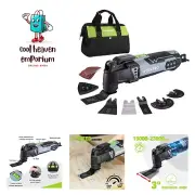 Oscillating Multi-Tool Kit, 3.0 Amp Corded Quick-Lock Replaceable Oscillating...