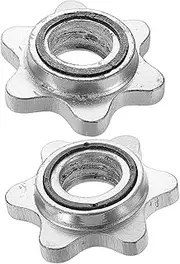 BESPORTBLE Dumbbell Link Bar Accessory Set Nonslip Barbell Clips Nut Spinlock Collars for Barbell Rods Home Gym