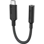 Alogic Elements Pro 10 cm Mini-phone/USB-C Audio Cable for Audio Device, Phone, Tablet, Headphone, Speaker, Amplifier, Mobile Phone, Notebook, - 1 -