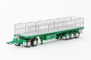 DRAKE "DOOLANS" FLAT TOP ROAD TRAIN SET ZT09142 "RARE B TRAILER & DOLLY" 1/50