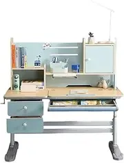 Ergonomic 120cm Height Adjustable Children Kids Study Desk Only Blue AU