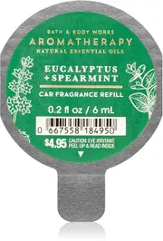 Bath & Body Works Eucalyptus Spearmint Car Air Freshener Refill 6ml
