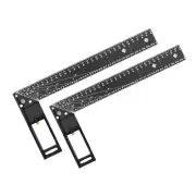 2pcs Woodworking Square Ruler for Precise Measuring,Square Ruler for 45/902771