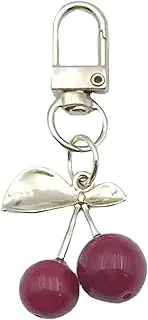 [Unpafcxddyig] Cherry Bag Charm Resin Cherry Keychain for Purses Handbags Accessories
