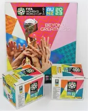 Panini Womens World Cup 2023 - 2 x Sealed Box of 36 packs + empty album NEW !