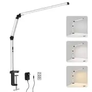 Coziselect LED Desk Lamp with Clamp Eye-Caring Architect Desk Lamp for Home O...