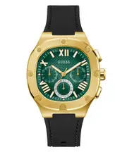 Guess Headline Green and Gold Men's Watch GW0571G3