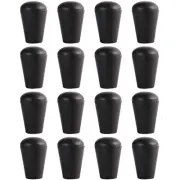 200pcs 12mm X 19mm Black Nylon Detachable Cap Cord Lock Stopper Bell Cord End...