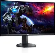 Dell S2722DGM 27 Inch QHD (2560x1440) 1500R Curved Gaming Monitor, 165Hz, VA, 1ms MPRT, AMD FreeSync Premium, 99% sRGB, DisplayPort, 2X HDMI