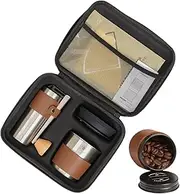 Camping Coffee Set,Coffee Camping Kit,Portable Carrying Supplies Kit, For Travel Outdoor Hiking Adventure