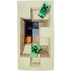 MINECRAFT CREEPERS DEFEAT BEACH BATH TOWEL COTTON CHILDRENS