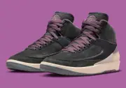Nike Air Jordan 2 Mauve Off Noir Sky J Guava DX4400-005 sz 11.5 Women = 10 Men
