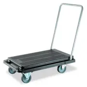 deflecto CRT550004 21 x 32.5 x 37.5 Heavy-Duty Platform Cart - Black New