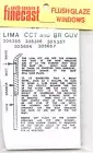 South Eastern Finecast SE51 Flush Glazing Kit for Lima CCT & BR GUV 00 Gauge 2nd