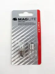 (Pack of 2) Maglite 6-Cell C&D OEM Krypton Bulb ~ LSWA601 107-000-209 - NEW