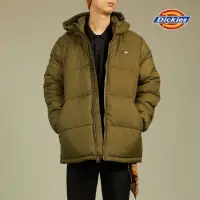 在飛比找momo購物網優惠-【Dickies】男款軍綠色輕量舒適保暖連帽外套｜DK012