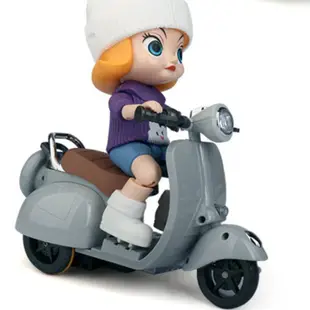 特技旋轉摩托車 聲光兒童電動玩具 女孩模型，兒童電動玩具車，迷你摩托車 合金摩托車 模型機車 小車玩具 越野摩托車