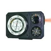 Sun Company Navigat'r 6 - Six-Function Dashboard Altimeter/Barometer (Meters)