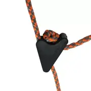 Orange Screw SharkTooth Cord Locks, 10 Pack Tensioners for Ropes and Cords