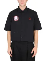 [Fred Perry x Raf Simons] Fred Perry x Raf Simons-Shirt With Patch-Uomo L