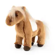 Living Nature 27cm Shetland Pony Stuffed Animal Soft Plush Toy Kids 0m+ Brown