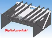 Fire pit. For camping. Folding grill. DXF files for plasma, laser, waterjet, cnc