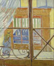 Vincent van Gogh - View of a butcher's Painitng Canvas Print wall home Decor