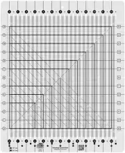 Creative Grids Stripology Squared Quilt Ruler - CGRGE2