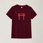 T365 日本 JAPAN 神社 じんじゃ JINJA 鳥居 とりい TORII 設計 T恤 T SHIRT 短袖T恤