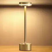 Cordless Table Lamp, Portable Rechargeable Bedside Lamp, Touch Stepless Dimma...