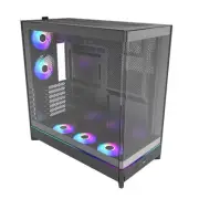 MONTECH HS02 PRO ATX Mid-Tower PC Gaming Case HS02PB Black