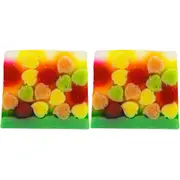 2PK Bomb Cosmetics Beyond Be-Leaf Scented Soap Slice Bar Body Fragrance Bath Bar