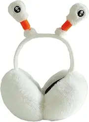 [Alwida] Funny Earmuffs for Adults, Cute Earmuffs for Girls, Luminous Tentacle Ear Cover, Comfortable Plush Ear Covers, Winter Accessories for Hiking, Skiing