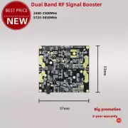 ACASOM 2400-2500MHz/5725-5850MHz Dual Band RF Signal Booster 4W/36dBm Extender