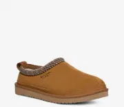 Koolaburra by UGG Men's Suede Slippers - Burree Comfort, Chestnut Size 8,9,10,11