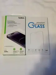 Belkin iPhone 14 Pro ScreenForce Tempered Glass Treated Screen Protector & More