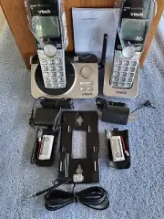 VTech CS5219-2 2 Handset DECT 6.0 Expandable Cordless Phone with Call Block NEW™
