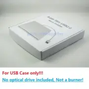 Super External USB enclosure caddy case for MacBook 9.5mm 12.7mm SATA superdrive