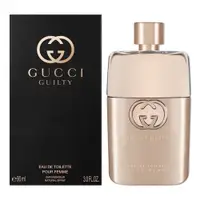 在飛比找PChome24h購物優惠-GUCCI GUILTY 罪愛女性淡香水 90ml