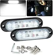 Chelhead 2 PACK Slim DRL Visibility Lighting Kit 6500K White Thin Led Light Bars as Backup Lights Tail Reverse Lights or Side Marker Indicator Lights for Jeep Trucks Motor ATV UTV Boat