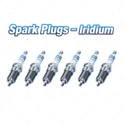 6 x Bosch Iridium Spark Plugs for Volvo S80II V70III XC60I XC70 II XC90I