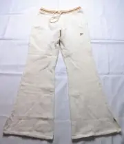Victoria's Secret PINK Women's Ivy Fleece Split Hem Sweatpants AC2 White Small