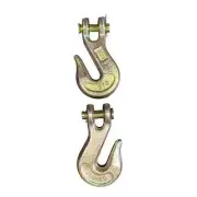 QTY 2 CLEVIS GRAB HOOK 3/8" - Grade 70 | RatchetStrap.com