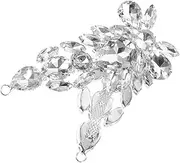 [UTHCLO] Rhinestone Applique Patch for Wedding DIY Crafts Water Drop Decoration for Clothes Shoes Accessories Handmade Beaded Patches for Brides Craft Projects
