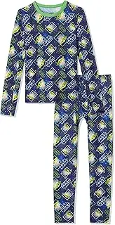 [Cuddl Duds] Boys Thermal Underwear Set - Sonic, Spiderman, Pokemon, Minecraft, Star Wars Designs - Kids Long John Base Layer