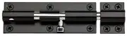 5 Pack Barrel Bolt, Black, 6-In. N152-126