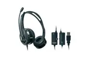 Rapoo H120 USB Wired Overhead Headset - Black Stereo - Microphone