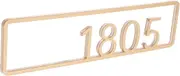 HOMOCONO Creative Door Number Sign Modern Wall Number Plaque for Mailbox Installation No Screws Required Mailboxes